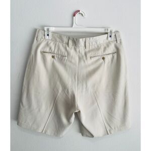Tommy Bahama silk shorts golf beige hybrids business casual resort wear men's 35